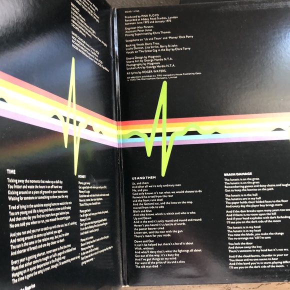 Pink Floyd Dark Side Of The Moon Vinyl Lp - Picture 3 of 11